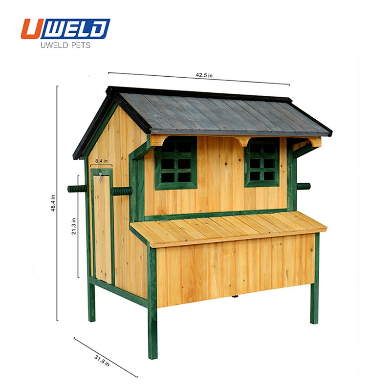 Solid Wood  Chicken Coop  Pet House