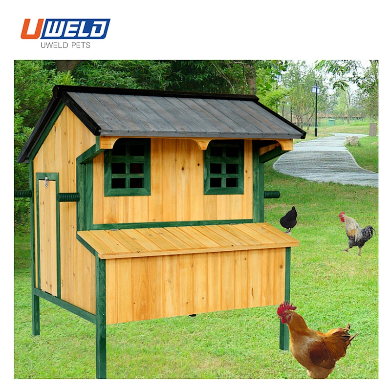 Solid Wood  Chicken Coop  Pet House