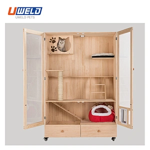 Solid Wood  Chicken Coop  Pet House