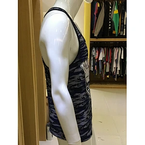 Men's high elastic sublimation printing sports gym  tank top