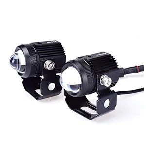 High Brightness DC12-24V motor 15w led headlight dual color for motorcycle