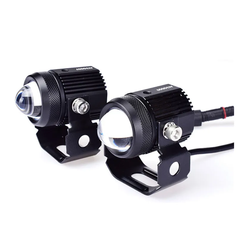 High Brightness DC12-24V motor 15w led headlight dual color for motorcycle