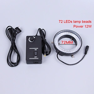 Anneau lumineux LED, 72 LED, 72 mm