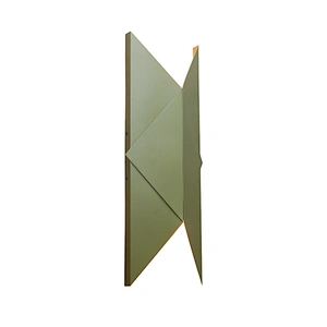 Armor-shaped brass metal wall lamp
