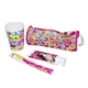 Kids Friendly Designed Happy Brushing Time Soft Bristle Toothbrush Kit;