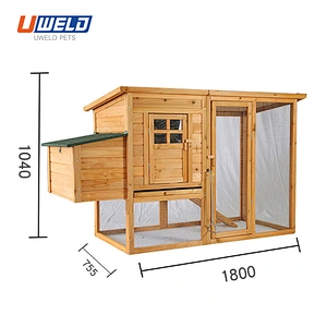 Solid Wood  Chicken Coop  Pet House
