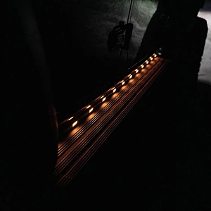 SIDE STEP WITH CUSTOMIZED LIGHT BAR