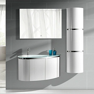 PV2012 1000*530mm cabinet with glass basin