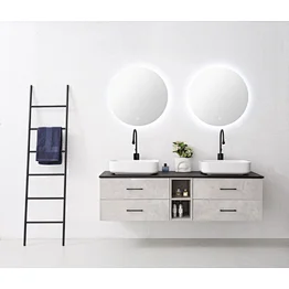 Oliver 03 1400*460mm big size gray bathroom cabinet