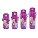Flip top aluminum water bottle