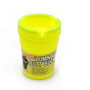 Custom Plastic Butt Bucket Luminous Car Ashtray