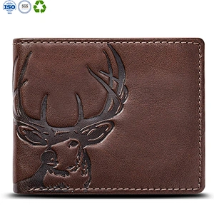 baseball double id bifold wallet