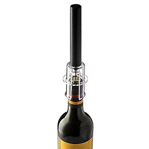 Plastic Air Pump Wine Opener Silver