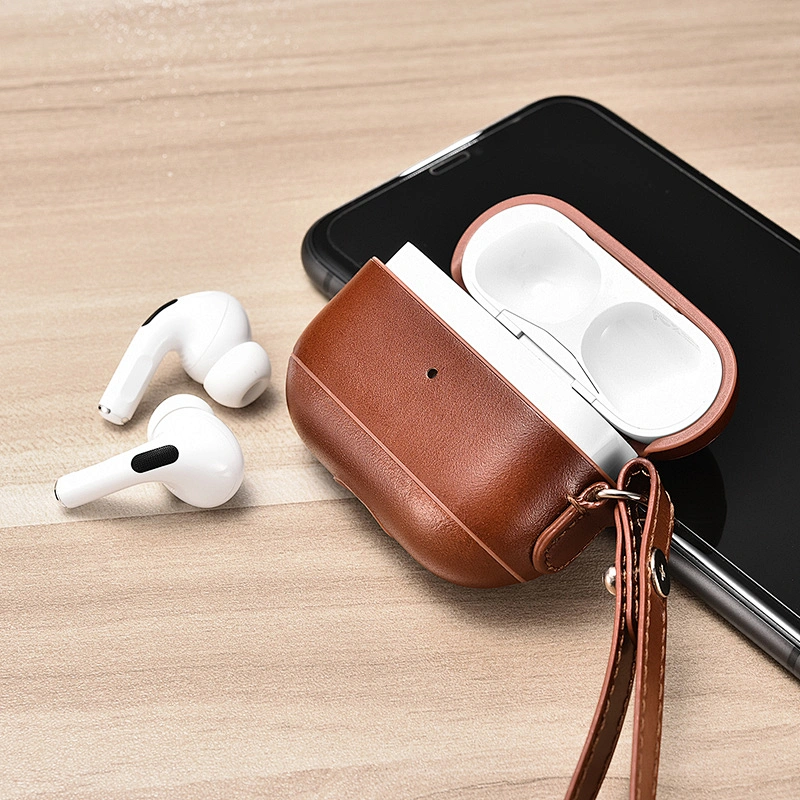 Luxury Shockproof Full Protective Cover Case Leather Charging Pouch Case for Apple Airpod Pro 3/4