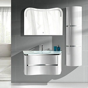 PV2012 1000*530mm cabinet with glass basin