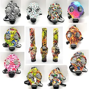 New Style Hookah Skull Mask Smoke Gun Smoking Set Foreign Trade Hot Sale New Cool Hookah With Glasses