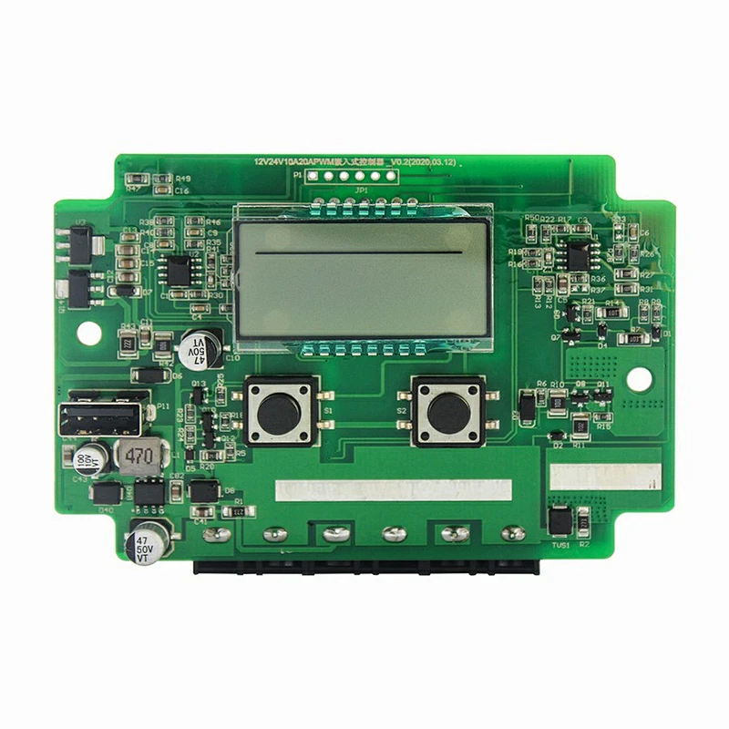 20A PWM Solar Charge Cnotroller  12/24V Auto  - Flush Mount - RV Controller