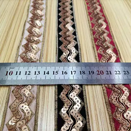 embroidery sequins trimming