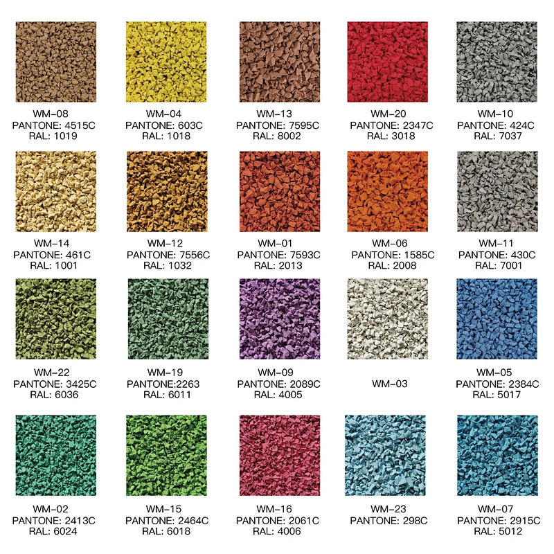 ECO-friendly colorful EPDM rubber granule