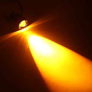 Motorcycle LED Fog Light 3000K Amber Yellow 6500K White Driving Lights 20W 3000lm IP65 High Low Beam Avoiding Blinding Driver Spot Light DRL for Jeep Car SUV