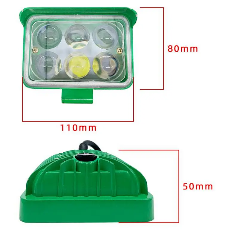 Truck work light 10-80V Auto Car Headlight square Led combine harvester Lamp trailer fog tow truck work lights