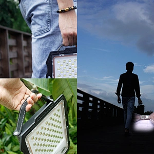 High Efficiency Super Bright IP67 Waterproof 100w 200w 300W 400W 600W CCTW Camera Outdoor Led Solar Panel Flood Lights