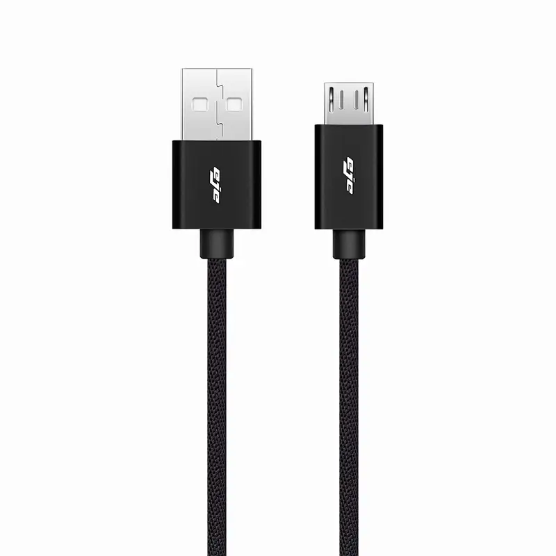 USB2.0 A to Micro braiding black color