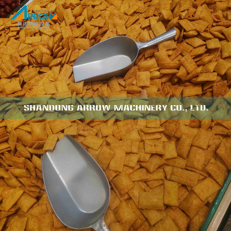 Rice Crispy Chips, Bugles, Sticks Snack Extruder Machinery Process Line