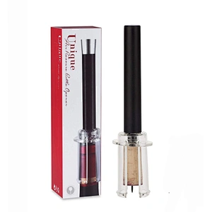 Plastic Air Pump Wine Opener Silver