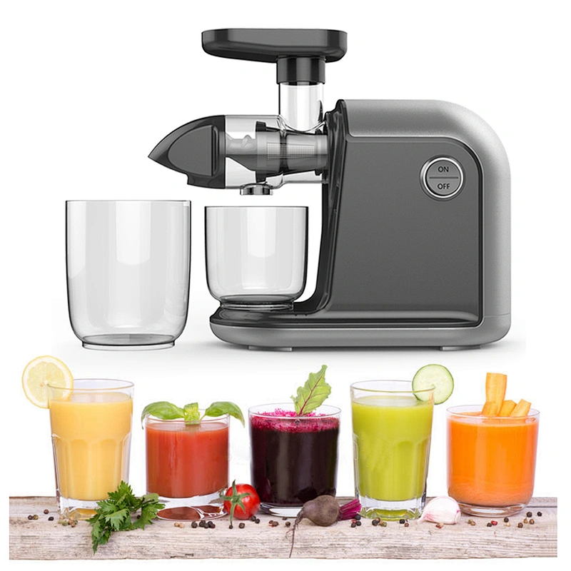 150 Watt OEM Electric Horizontal Higner and Purer Juice Yield Masticating  Slow  juicer