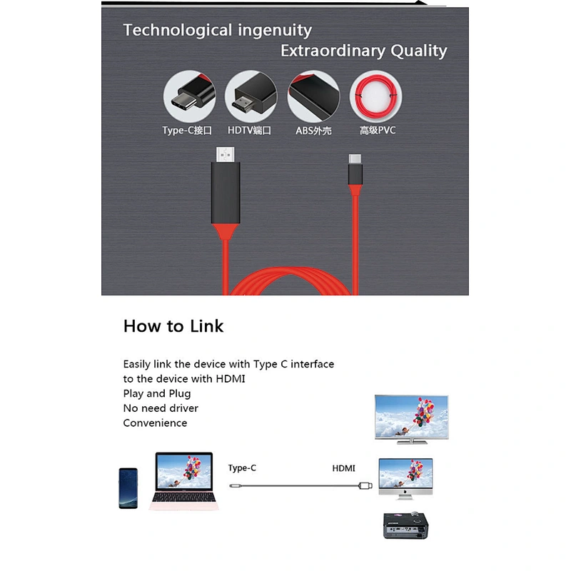 C to HDMI cable