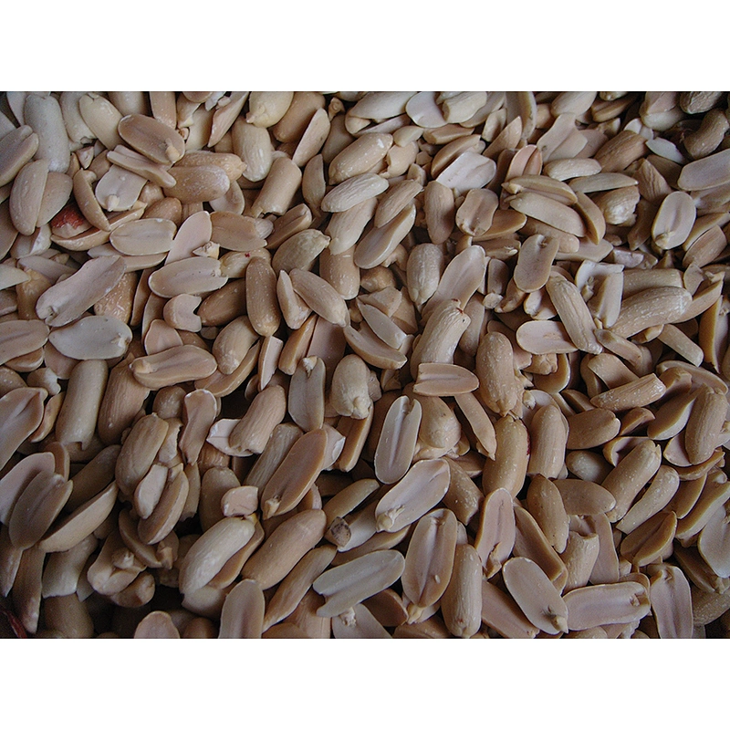 Split roasted  peanut peeling line