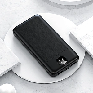 HT-T63S 10000mAh power bank with wire drawing texture