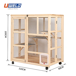 Solid Wood  Chicken Coop  Pet House