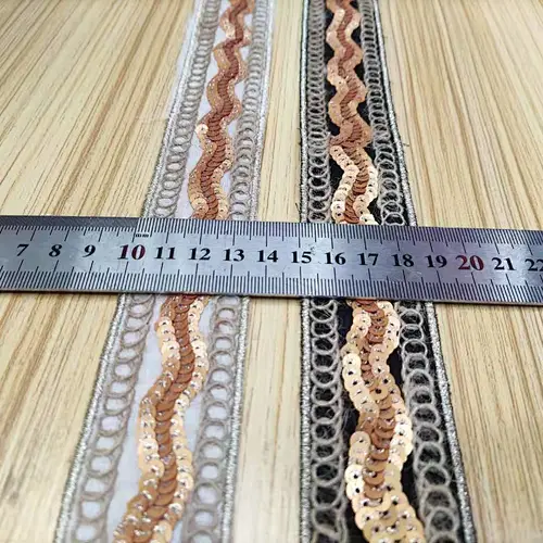 embroidery sequins tape