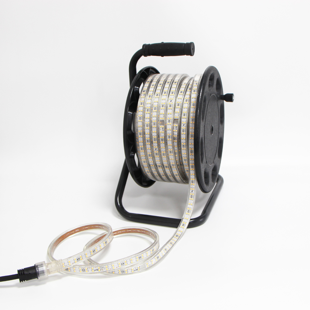 230 v Hoist Jobsite Applied Light Led Portable Strip Light On Drum 25M For Outdoor And Indoor Temporary Lighting