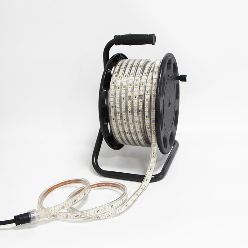 230 v Hoist Jobsite Applied Light Led Portable Strip Light On Drum 25M For Outdoor And Indoor Temporary Lighting