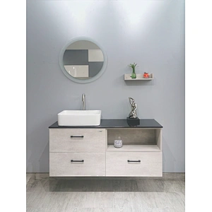 Oliver 03 1400*460mm big size gray bathroom cabinet