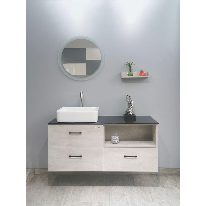 Oliver 03 1400*460mm big size gray bathroom cabinet