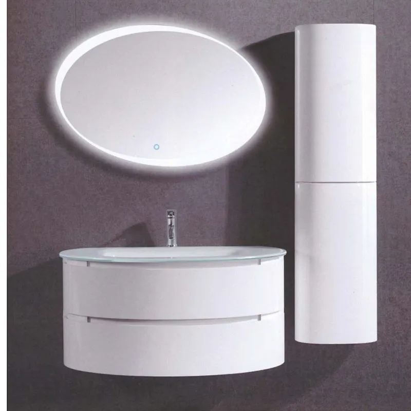 PV2012 1000*530mm cabinet with glass basin