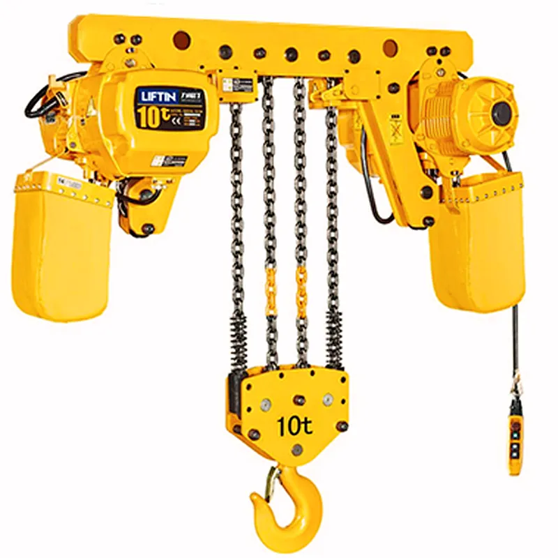 Gear mobile chain hoist