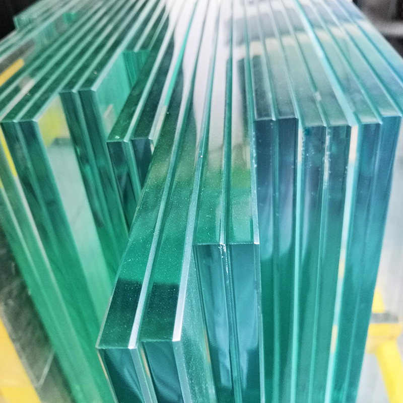 Clear PVB tempered laminated safety vsg glass panels