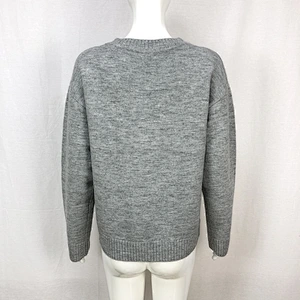 70%acrylic 23%nylon 7%spandex casual women long sleeve custom jersey sweaters