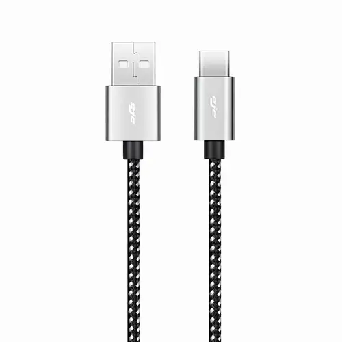 USB2.0 A to type-c braiding black white color