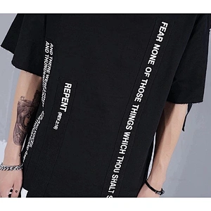 Men's hip hop dance streetwear t shirt