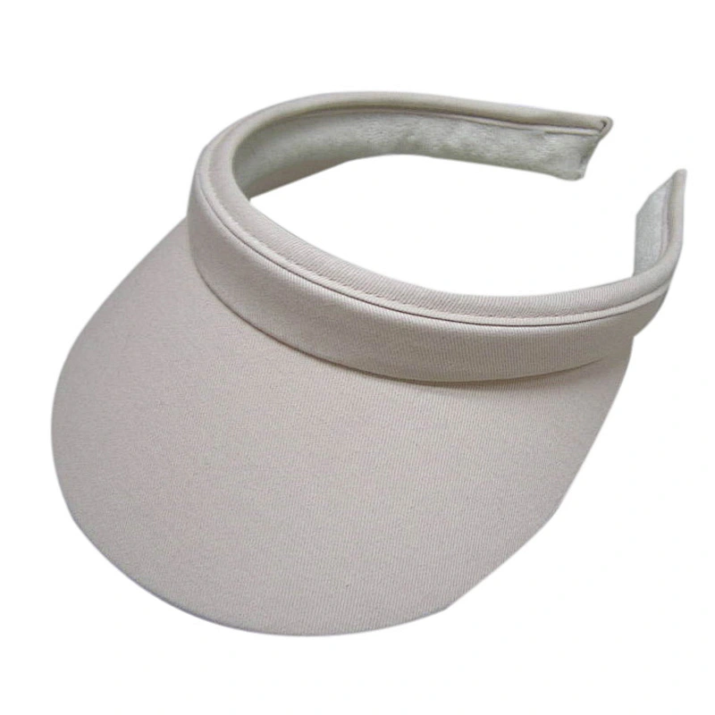 different shape plastic clip visor hat