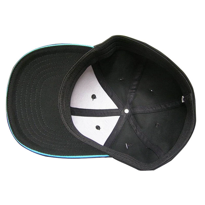 baseball hat without back strap on back with sandwich visor