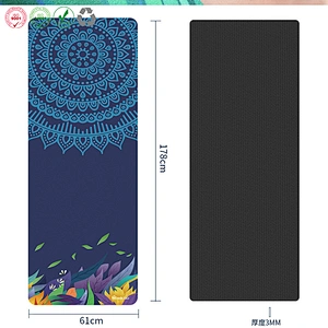 Anti-slip tpe luxury yoga mat