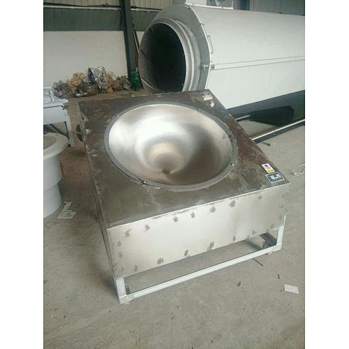Vertical wok (cauldron) for roasting tea