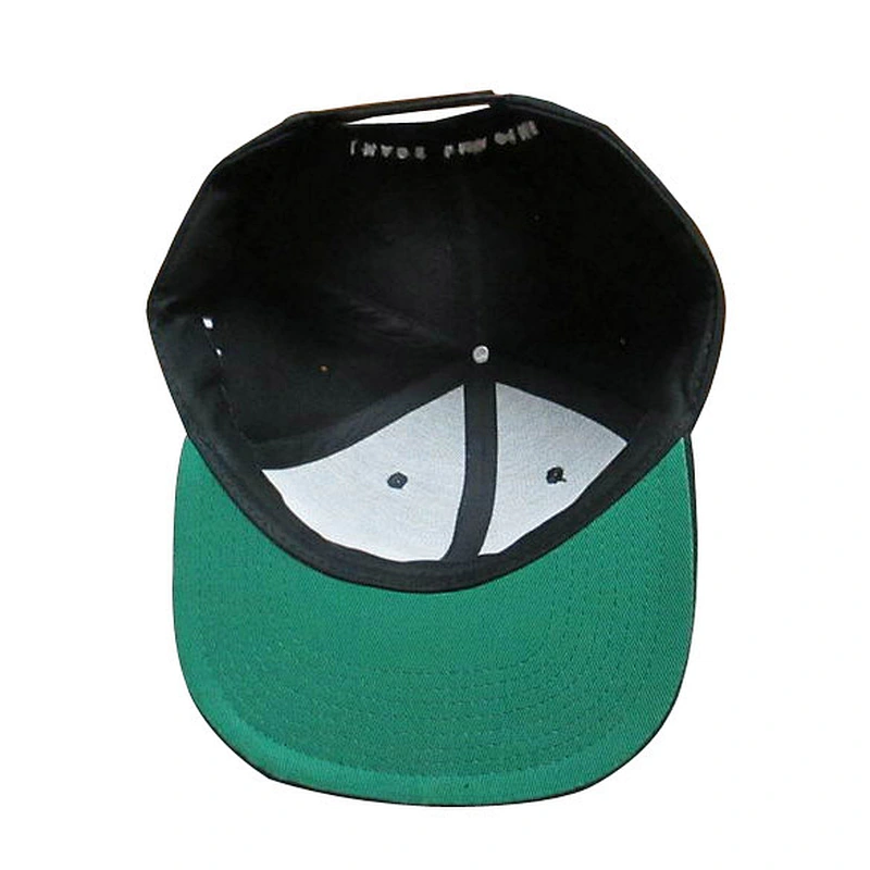 Custom Flat Brim 3D/raised Embroidery Snapback Cap/Hat